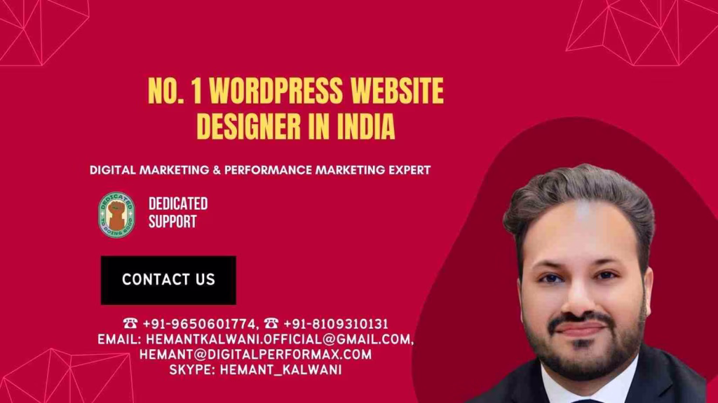 Best WordPress Website Designer in India