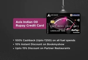 Axis Indian Oil RuPay Credit Card - Student Credit Cards